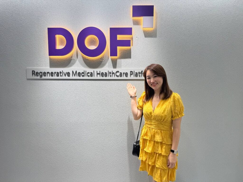 Dr Alicia Liw visiting DOF Korea to learn about ESSALIA human ADM technology